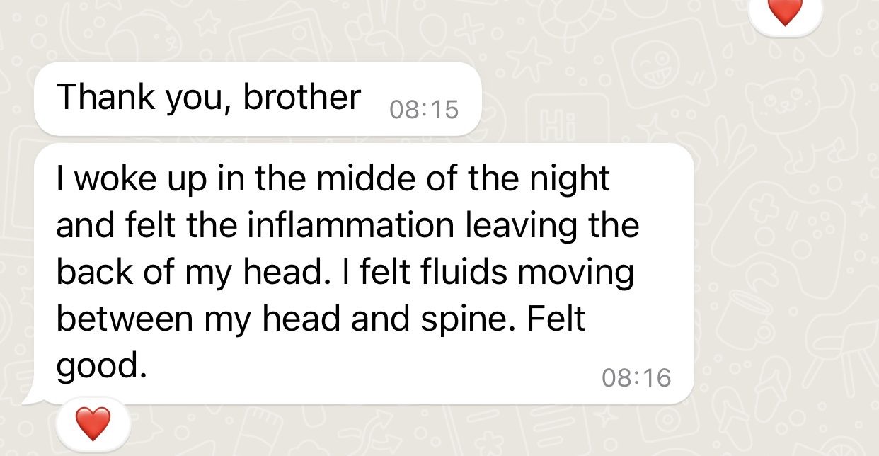 English client testimonial — case 4