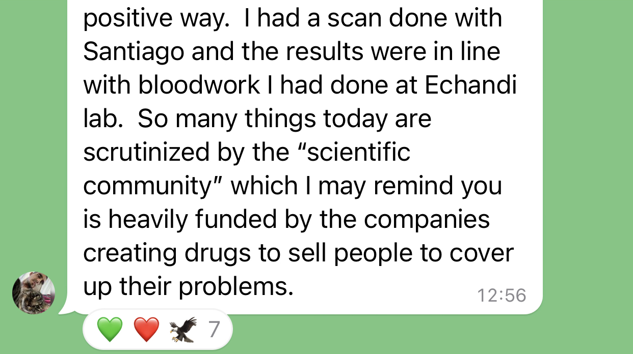 English client testimonial — case 6