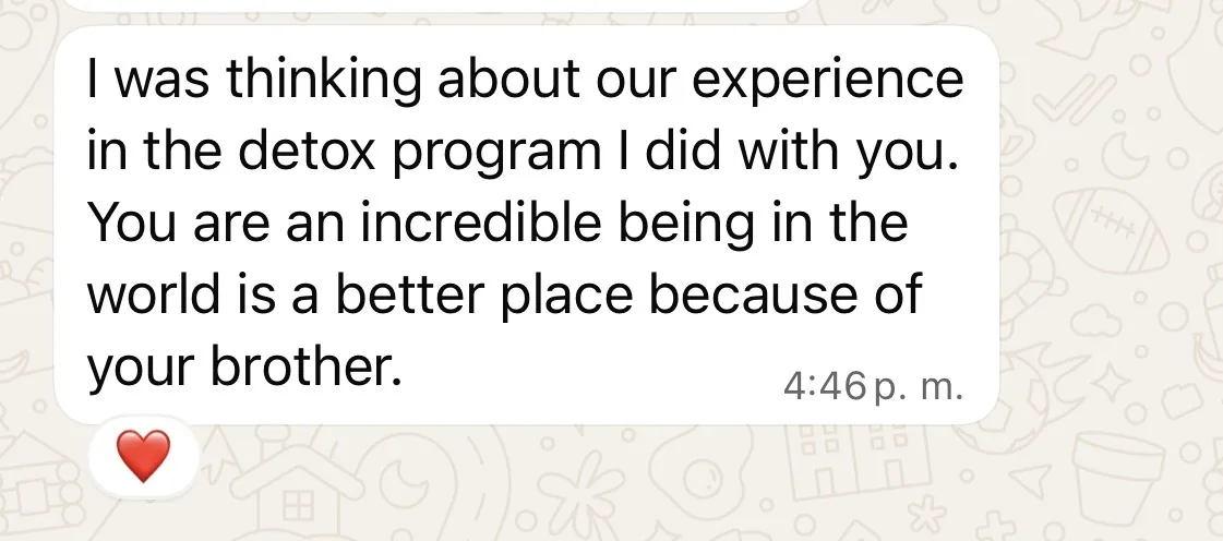 English client testimonial — case 2